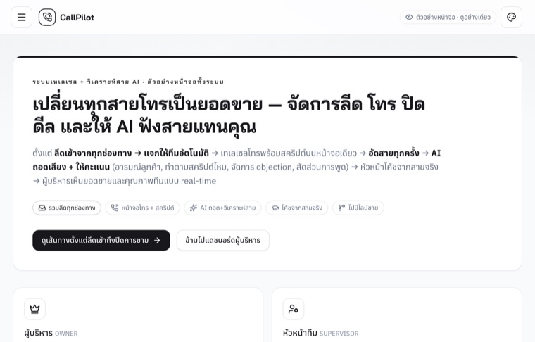 เทเลเซล / CRM
